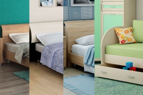 Модели кроватей мебельной фабрики "Лером"