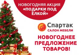 Новогоднее предложение от салона "Спартак" ТК Тандем