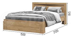 Кровать с настилом КР 703-704 Паола