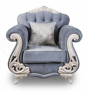 Кресло Афина крем серый