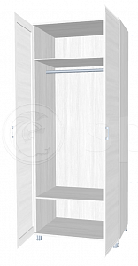 Шкаф для одежды и белья ШК-2802