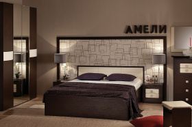 Спальня Амели: Изысканность темного венге