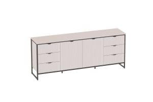 Тумба 2 дв 6 ящ Нора