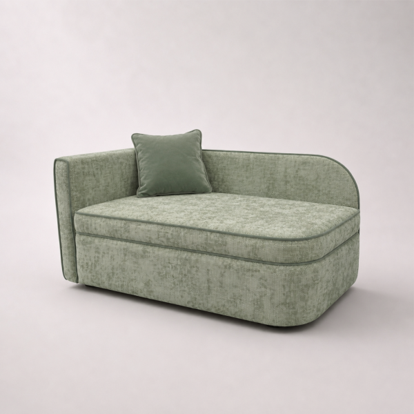 Диван прямой Аби Велюр Круз 72 (Cruz Watergreen)
