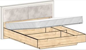 Кровать с ПМ Мегаполис