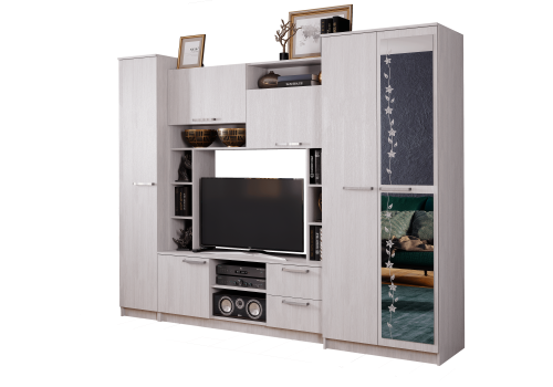 Гостиная  Флора  ясень белый