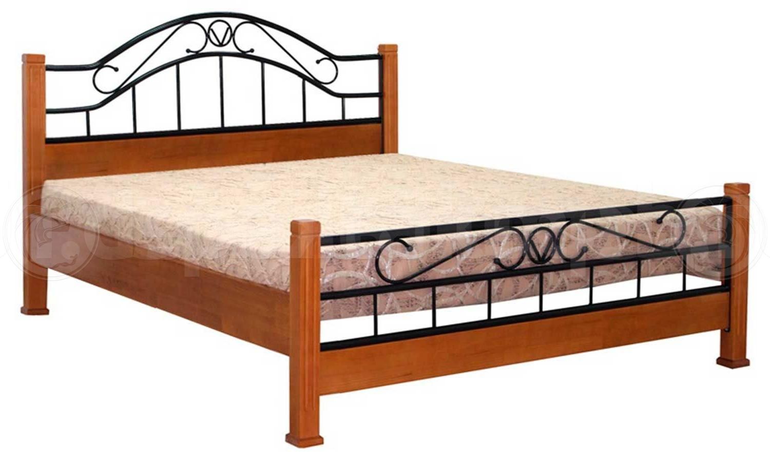 Кровать Виктория 1 из массива сосны