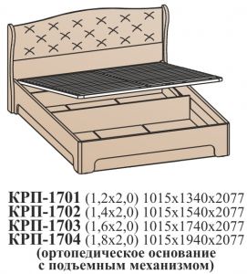 Кровать КРП-1700 Эйми