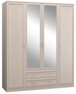 Шкаф 4-х дверный (с зеркалом) Верона