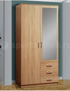 Шкаф комбинированный с зеркалом 06.290