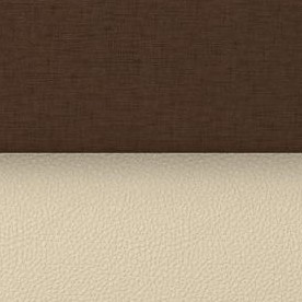 Цвет обивки: жаккард тесла шоколад/кож.зам.: бежевый TEX CREAM