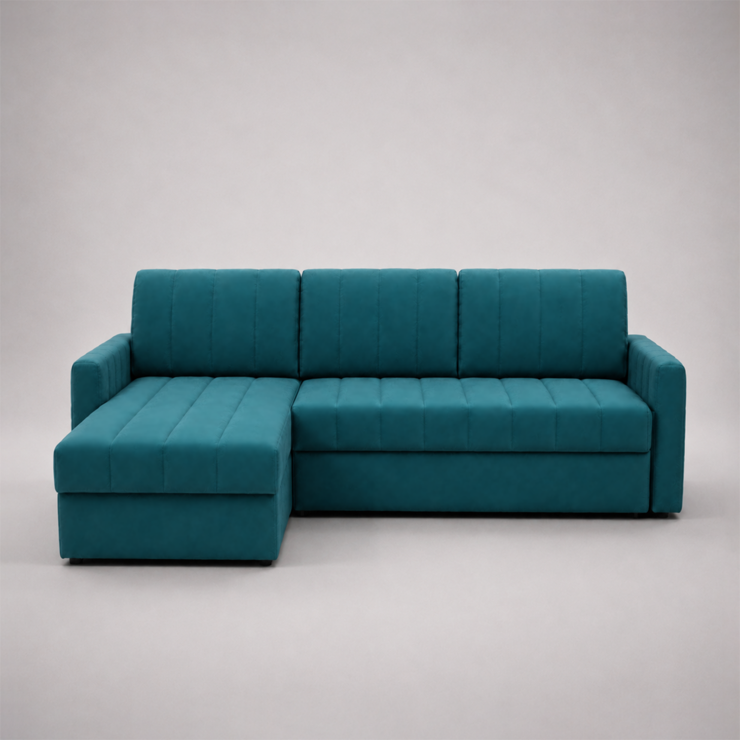 Диван угловой Ларио Стандарт Велюр Мора Океан