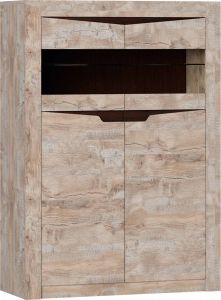 Витрина малая 2х створчатая (440) Хилтон