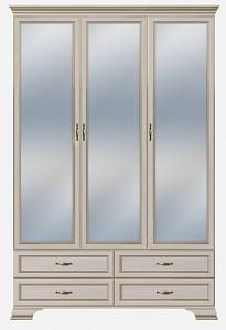 Сиена шкаф 3-х дверный (зеркало)