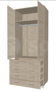 Шкаф для одежды и белья ШК-2806