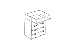 Комод №1 (К-1) М