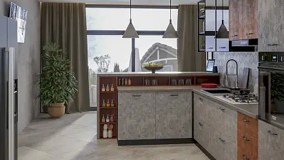Кухня Лофт в интернет магазине Спартак Мебель