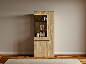 Шкаф-витрина левая (440) Ультра