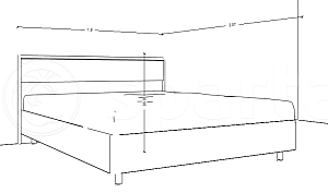 Кровать КР-5004 (1,8х2,0) Грейс