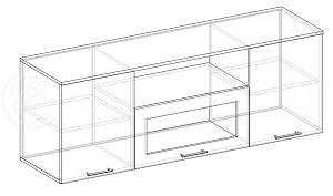 Шкаф навесной Виктория