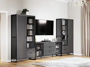 Тумба 2 дв 3 ящ Нора