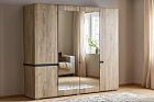 Шкаф 4х ств. (540) Ультра Дуб Крафт серый/Дуб Приморский