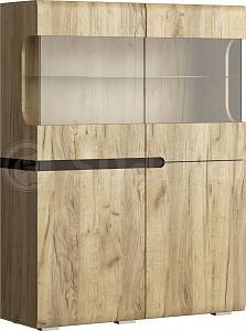 Шкаф-витрина 2х ств. малая (440) Ультра