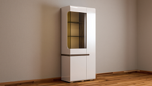 Шкаф-витрина левая (440) Ультра