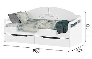 Кровать с ящиками КР 051 Миа