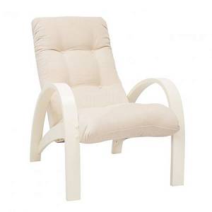 Кресло для отдыха Модель S7 (дуб шампань/шпон, Verona Vanilla)