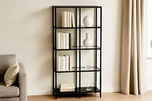 Стеллаж со стеклянными полками 900 Нора