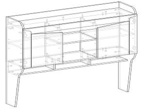 Надставка на стол Хилтон