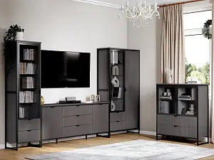 Тумба 2 дв 3 ящ Нора