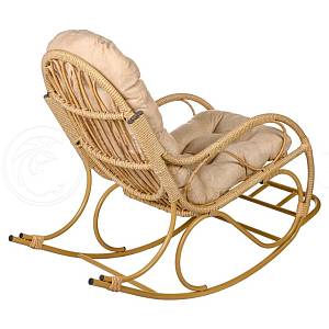 Кресло-качалка с подножкой 05/17 бамбук