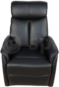 Кресло с электрическим реклайнером DM01007 (кожа BLACK)