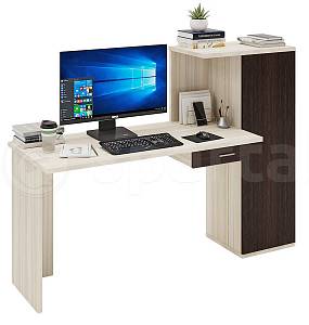 Компьютерный стол СКЛ-ПРЯМ130+ШК