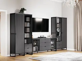 Гостиная "Нора" графит