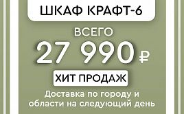 Шкаф-купе Крафт 6 всего 27 990