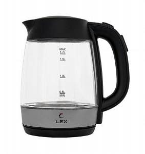 Чайник электрический (черный) LX 30011-1