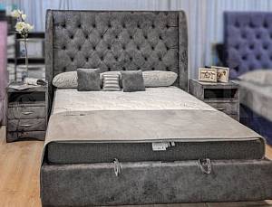 Кровать Vintage с прикроватными тумбами и подъёмным механизмом