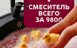 Мойка + Смеситель всего за 9800 руб.