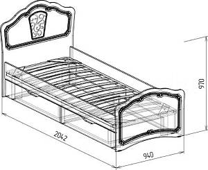 Кровать №3 Тиффани