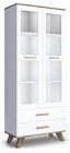 Вега Скандинавия шкаф-витрина 800 Белый