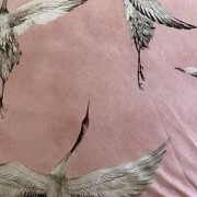 Цвет: Жаккард Журавли