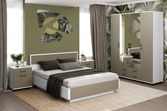 Коллекция Спальня "Грейс" Снежный ясень/Латте матовый