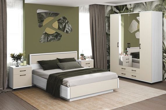 Коллекция Спальня "Грейс" Снежный ясень/Кашемир матовый